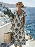Women'S Vacation Bohemian Print Dress