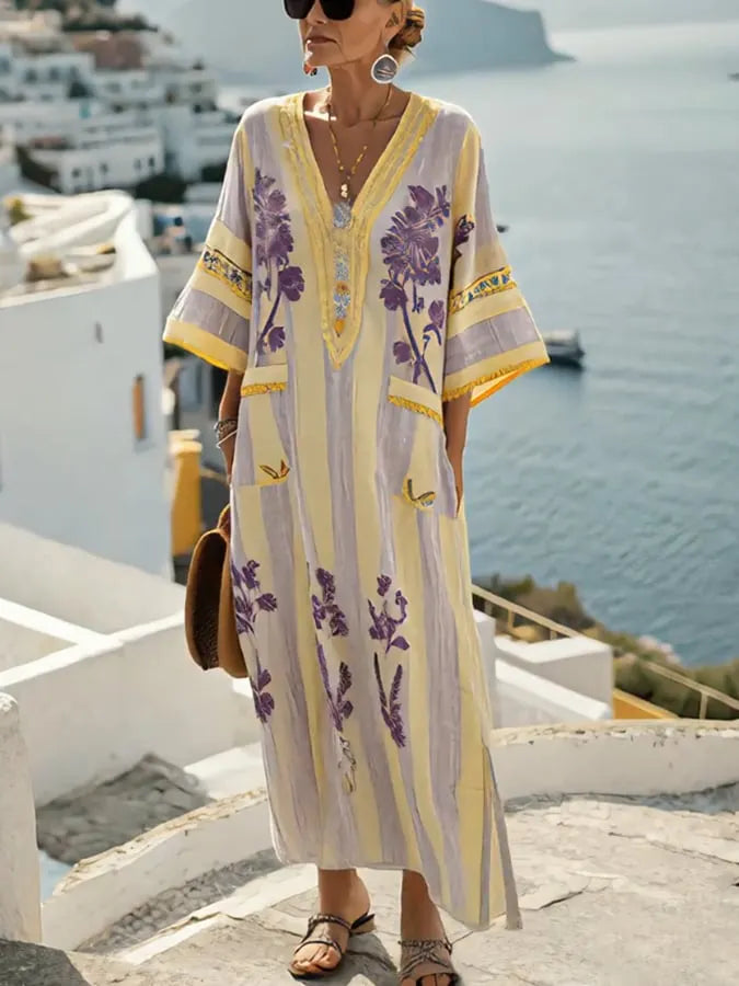 Ladies Loose Printed Dress