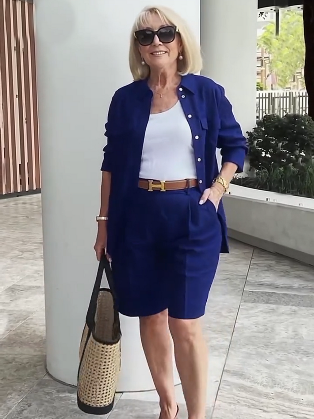 Two-piece Suits Stylish Lapel Collar Suit Shorts  Blazer Coat