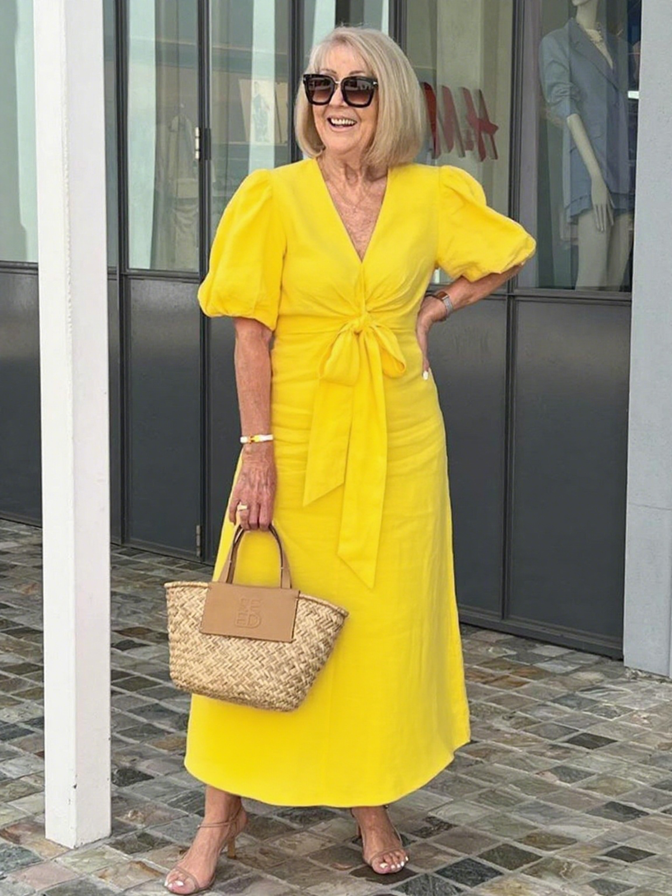 Bow Elegant Tunic Dress