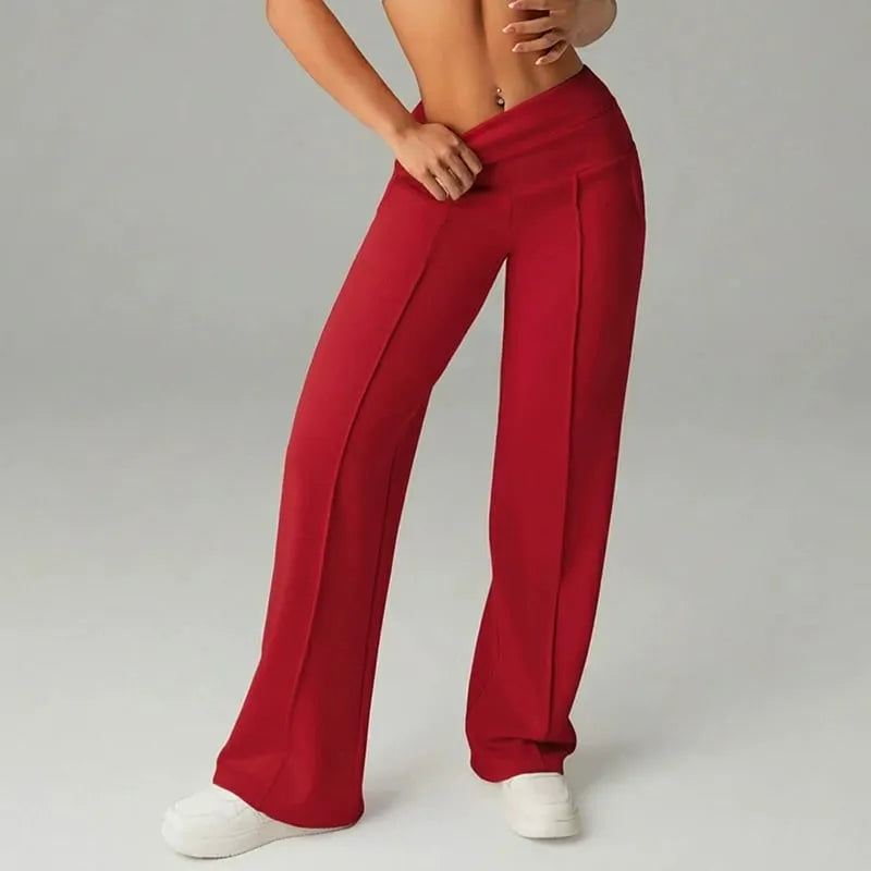 🔥🎁New arrival 50% OFF💕Women's Plain Loose Straight Leg Pants