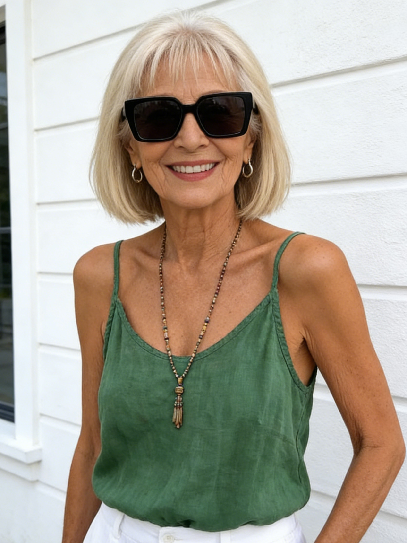 Vest Loose Linen Inner Match Sleeveless Top