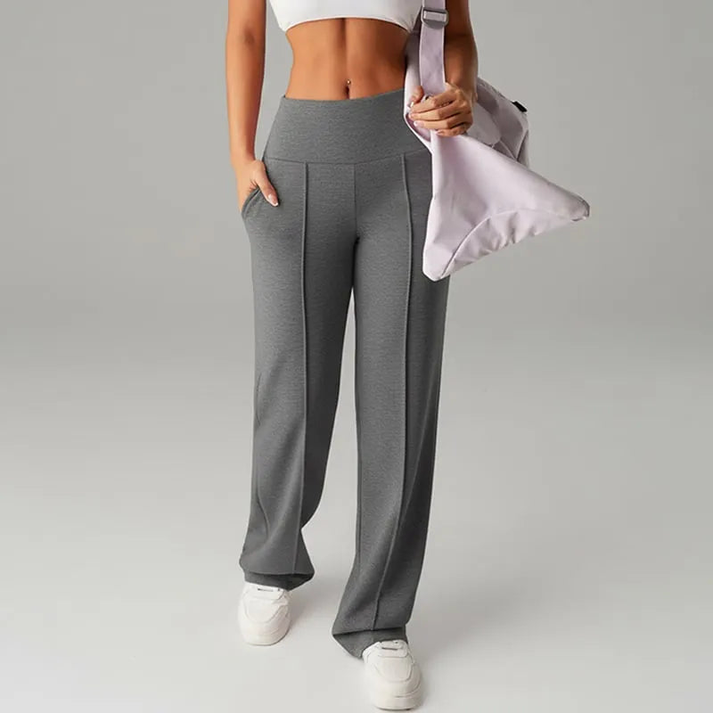 🔥🎁New arrival 50% OFF💕Women's Plain Loose Straight Leg Pants